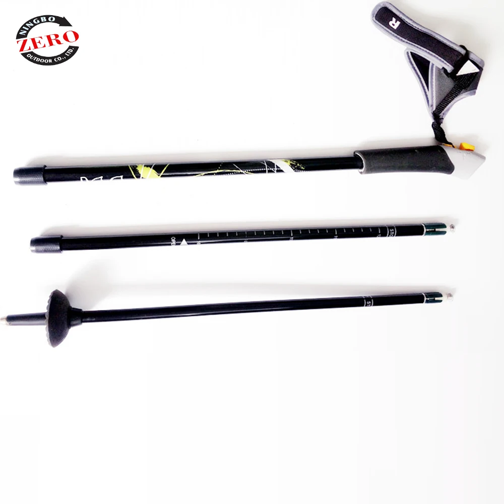 Custom 3-section Outdoor Ultralight telescopic folding Aviation Aluminum 7075 tracking walking hiking Sticks Trekking Poles