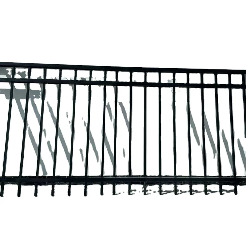 Wholesale Factory Wrought iron Metal Fence Style rack Fence Panels Galvanized Steel