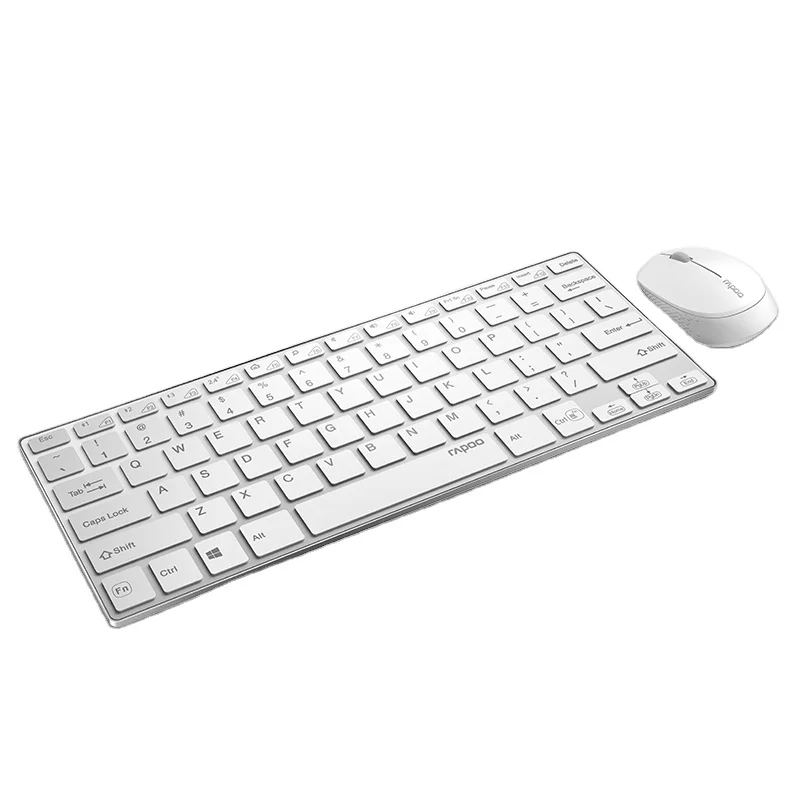 
RAPOO 9000G low-cost beautiful optical multi-mode wireless keyboard and mouse 