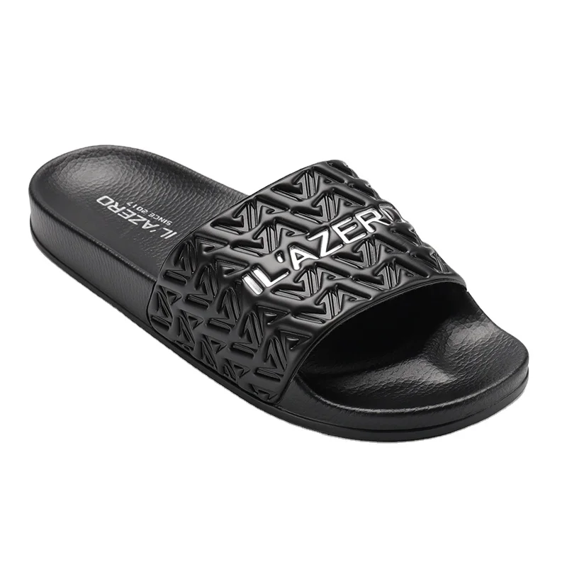 Soreca 3D Logo Oem Unisex Adults Rubber Sole Slippers Men Slides 2022 Designers Summer Slides For Men