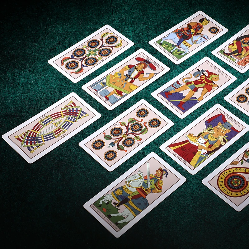 Shenzhen XM Original Brand Manufacture Foiled tarot cards Deck And Oracles With Guidebook Rider Waite tarot cards