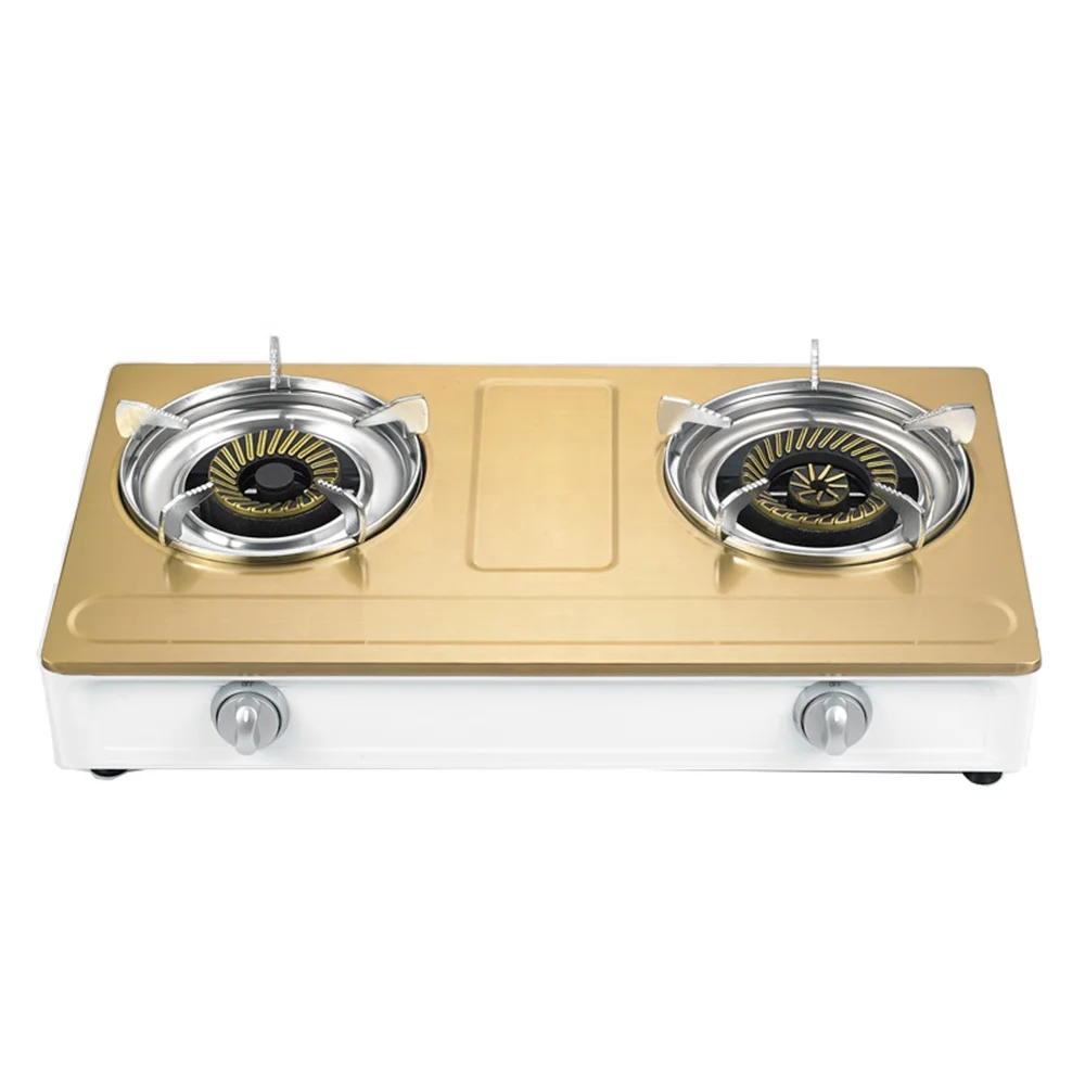 Китайская оптовая продажа, 2 горелки, труба из нержавеющей стали, горелка, газовая плита, запчасти, плита, плита