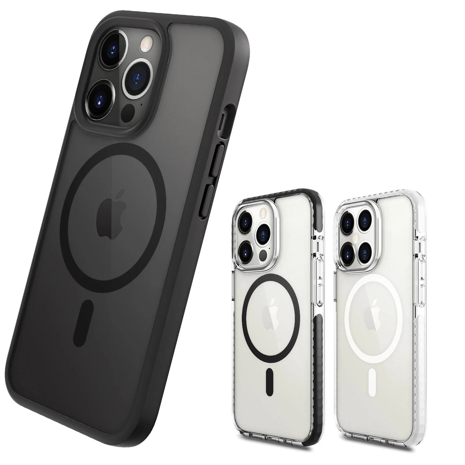 Beelan GRS certified Clear Transparent Magnetic Case for iPhone 14 pro max Shockproof impact  for iPhone 14  13 12 magsafes case