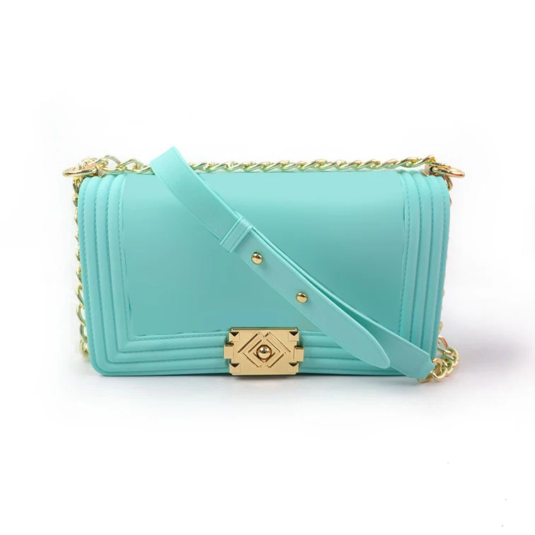 Wholesale Women Bag Handbags 2021 Silicone/PVC Shoulder Handbag Jelly Bag Luxury Ladies Woman Hand Bags Candy Jelly Purse