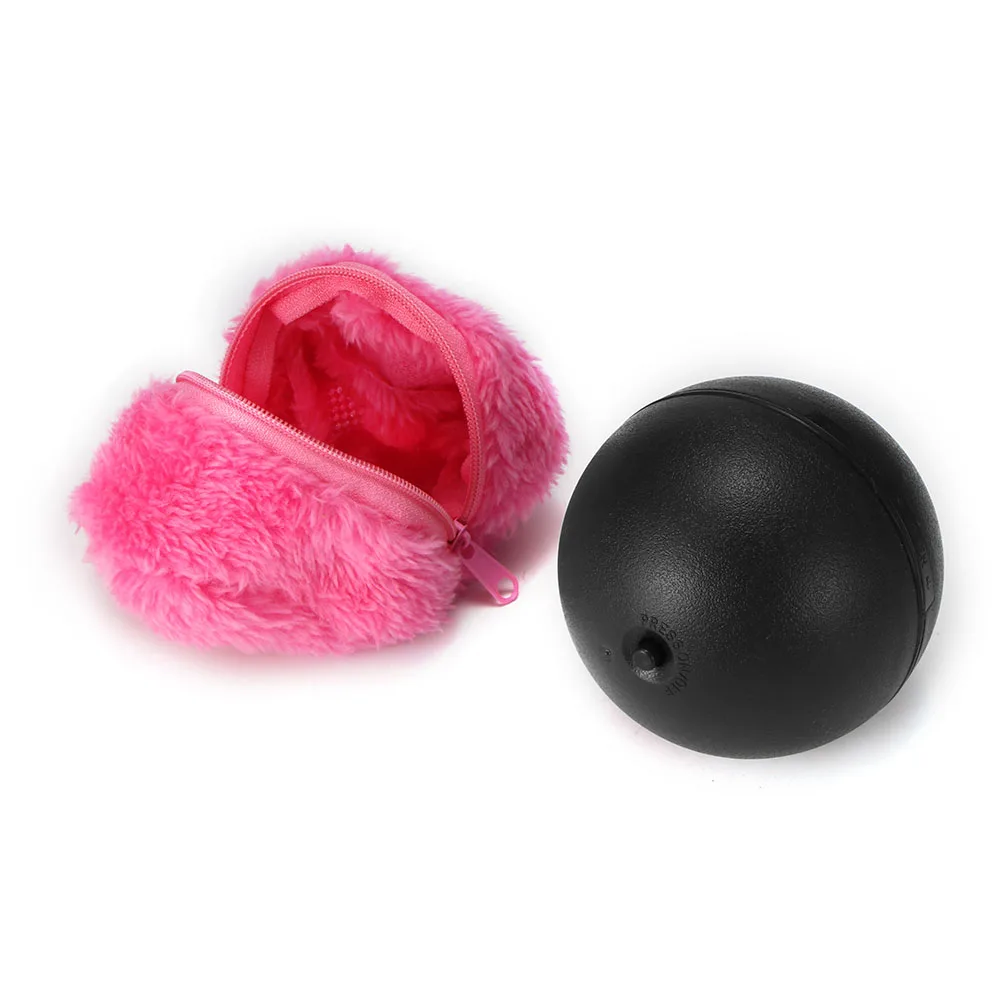 Magic Roller Automatic Plush Ball Toy Automatic Roller Ball Magic Ball Dog Cat Pet Toy
