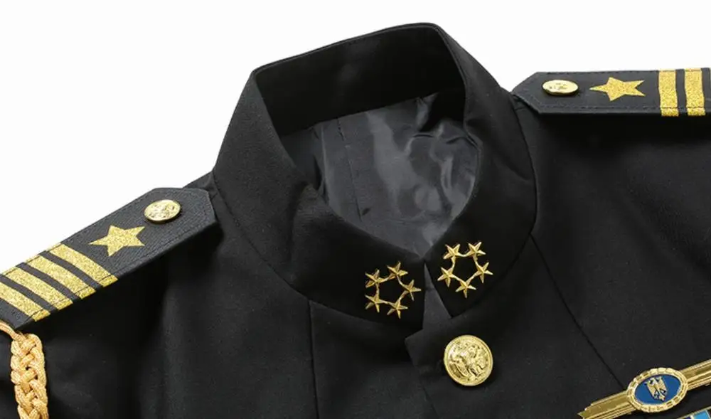 
wholesale military security guard uniforms cheap Black Security Office Uniform Jackets 