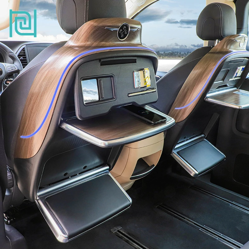 Electric Power Car Seat Back Table Wireless Charging Car Rear Table Suitable For Mercedes Benz V260