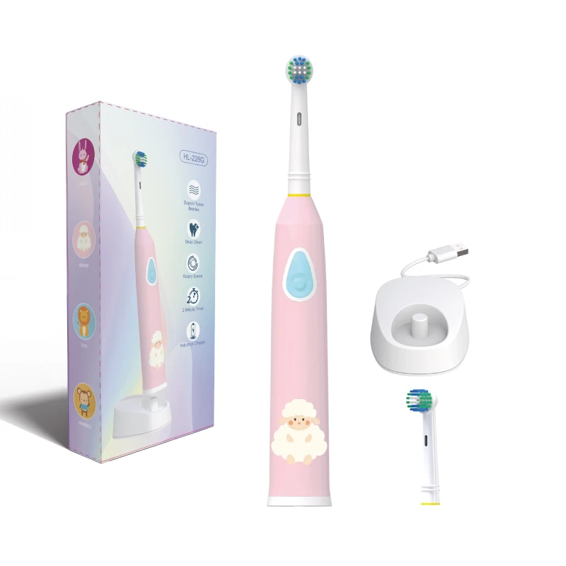 Wholesale Rotary Round Head Electric Toothbrush 360 Degree Toothbrush 3 Modes Rechargeable Electric Toothbrush