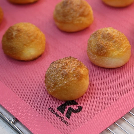 Индивидуальные размеры с антипригарным покрытием розового цвета сетчатая вставка из силикона коврик для выпечки Мат Печенье Хлеб силиконовые хлеба