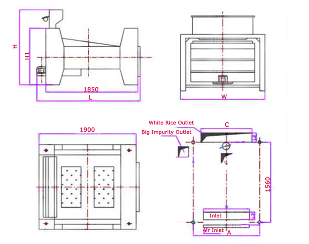TQLM rotary grain cleaner