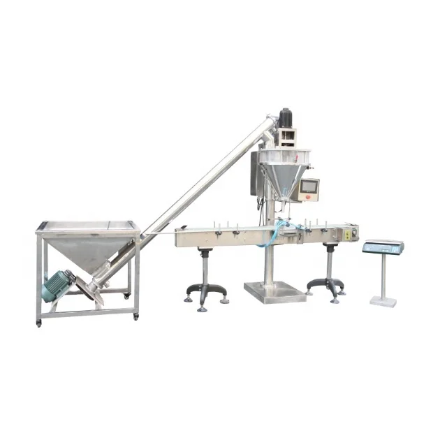 semi automatic spice powder auger filler chicken powder screw filler dry powder filler