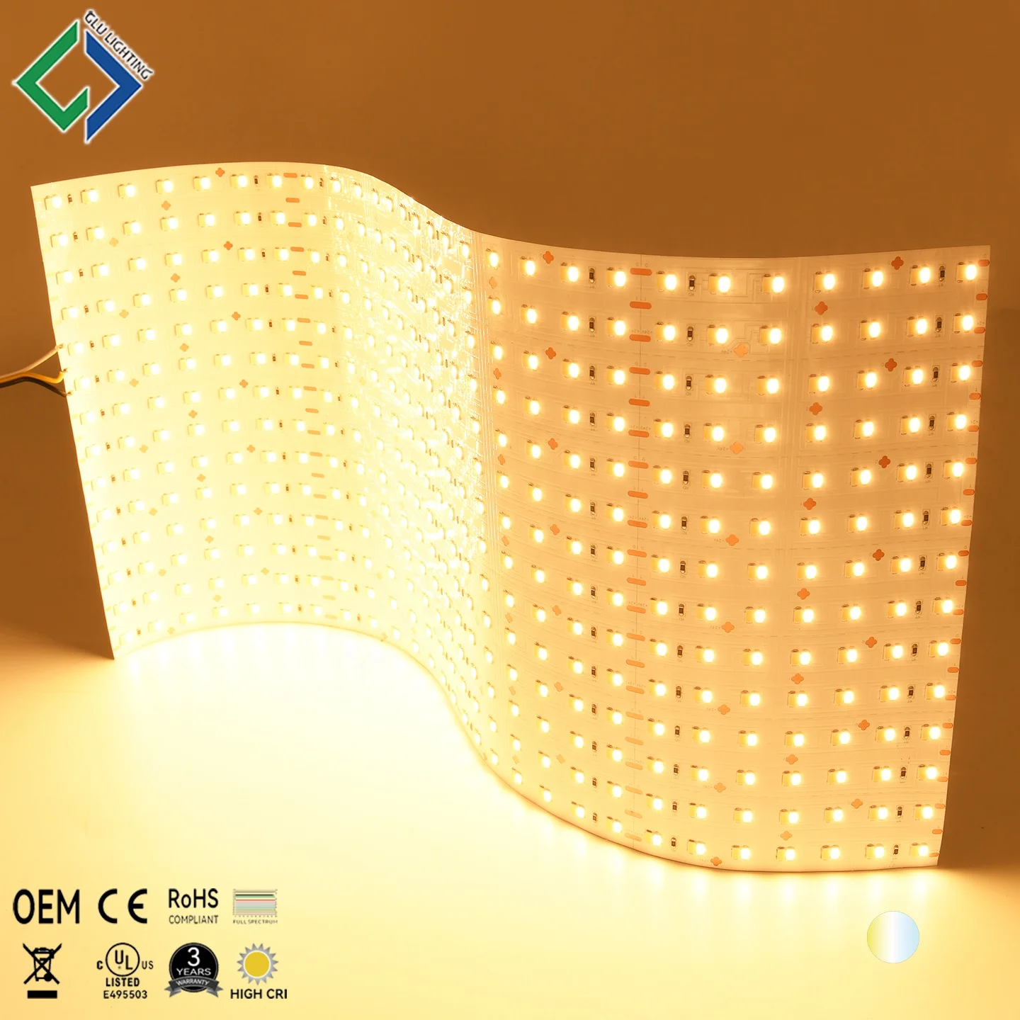 Гибкая Светодиодная панель Ra95 24x50 bi color 5630 режущая для пленочного заднего освещения 24 В