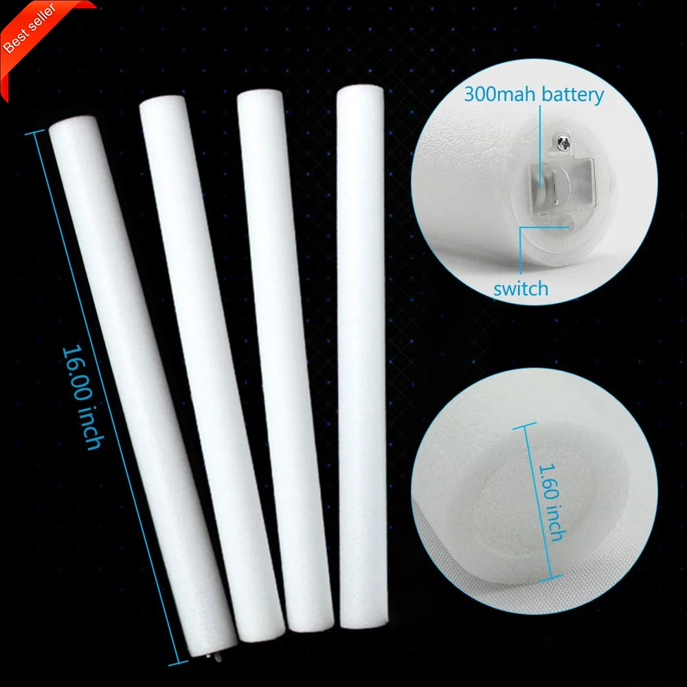 Hot Selling LED Glow Light Sticks Wands Neon Light Up Foam Batons Tubes Party Supplies