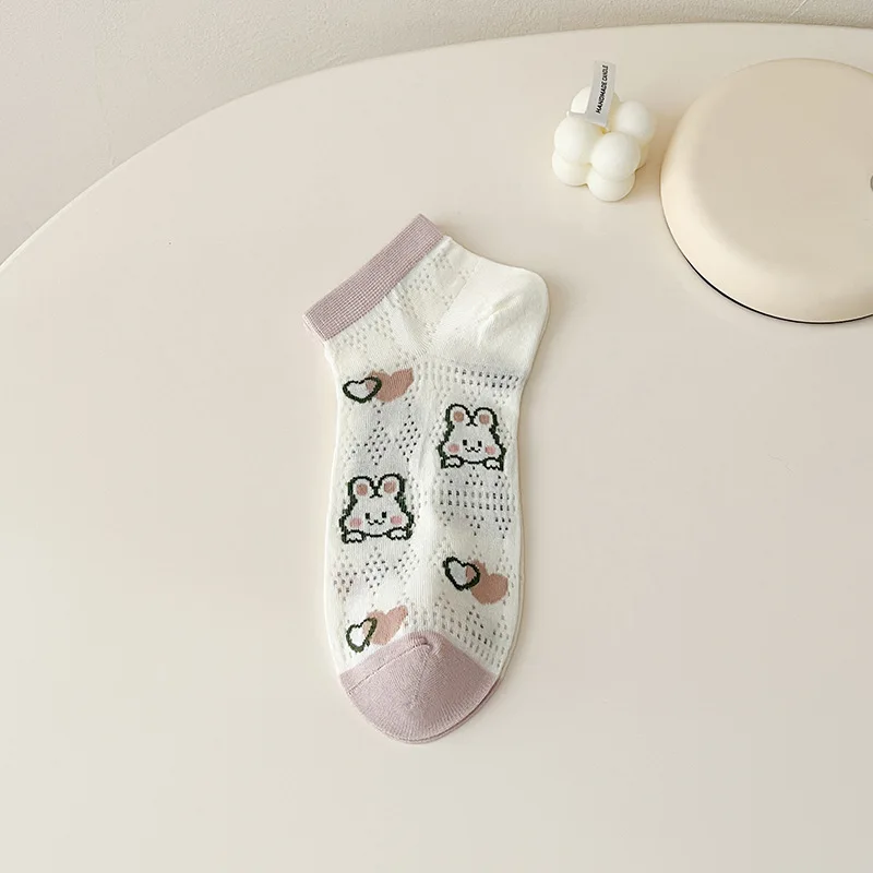 Summer Socks Womens Bamboo Candy Color Invisible Sock Sneakers Women Sports Socks