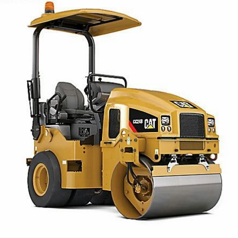 Combination roller for sale,used small vibration series front steel rear rubber compaction road machinery, high-quality Tunisia