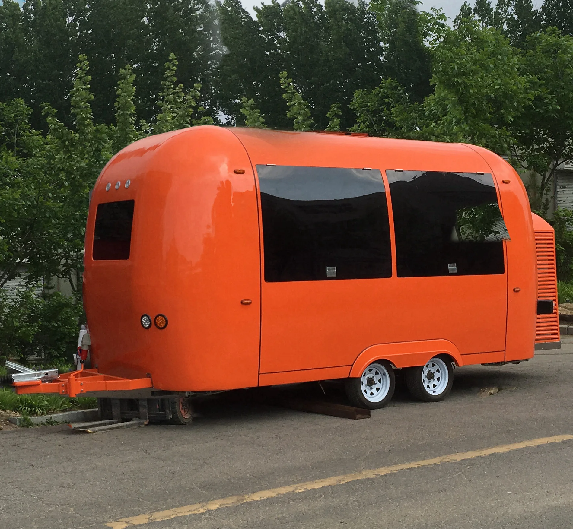 Mobile Food Cart/ Fast Food Truck / Concession Food Trailer Supplier Colorful Street China With Full Kitchen United States N/A