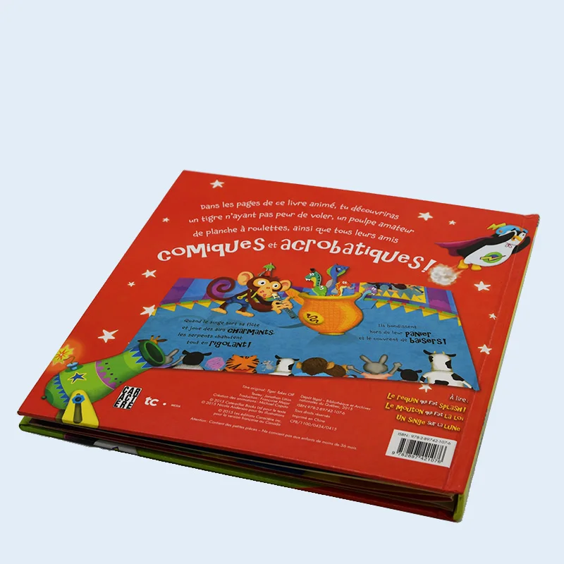 Hardcover Stereoscopic Animal Pop Up Book Colorful Printing Children Education Book Professional Publishing Book Manufacturer