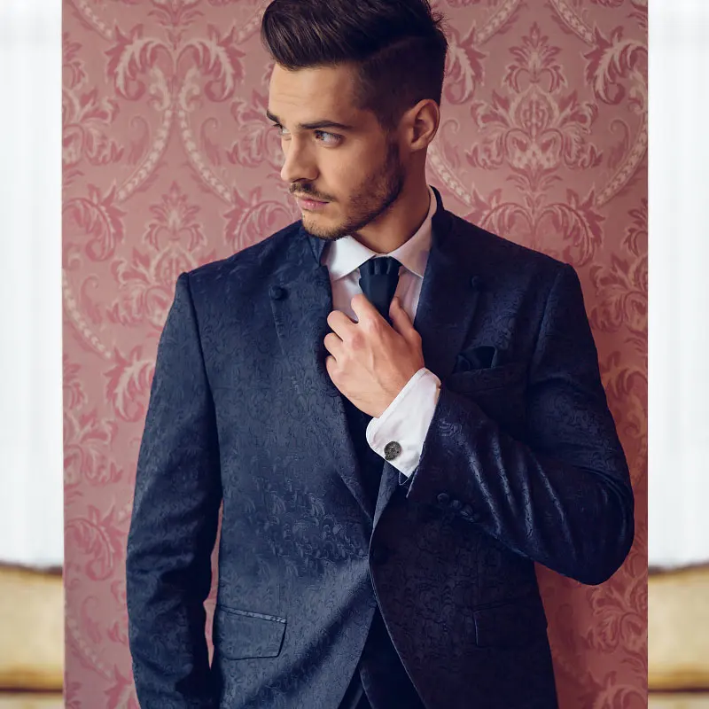 
Luxury Fashion Simple Design Skull Logo Embassy Metal Custom Cufflinks Silver 