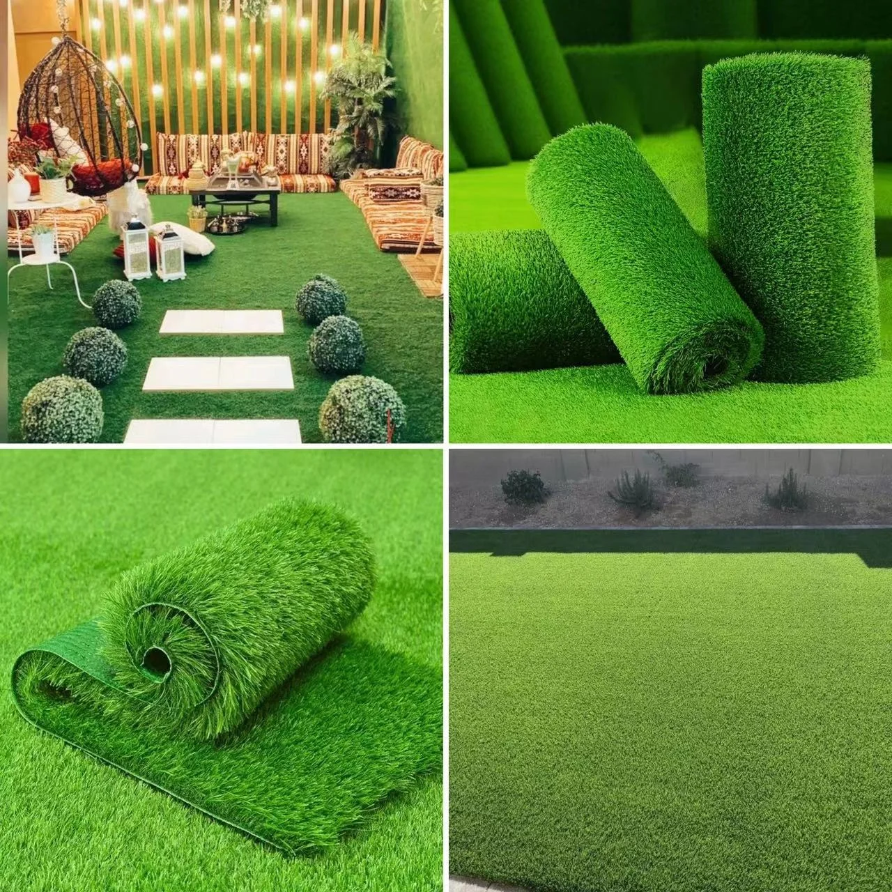 Landscape Garden Decorative Artificial Grass Natural Synthetic Turf Grass