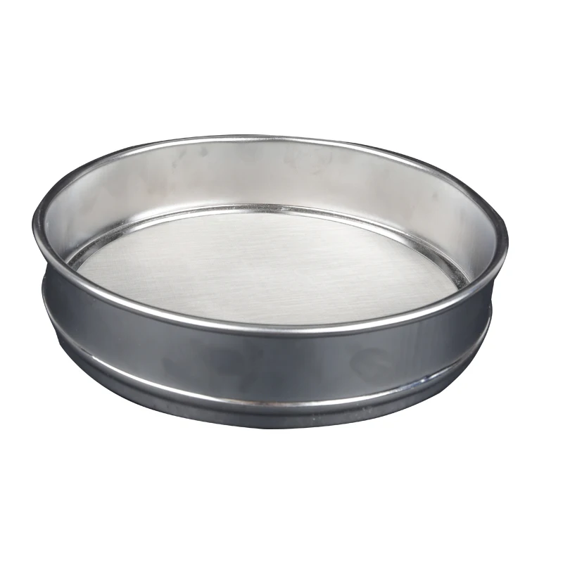 Factory direct supply stainless steel food experimental industrial sample sieve flour  sieve filter sieve customized