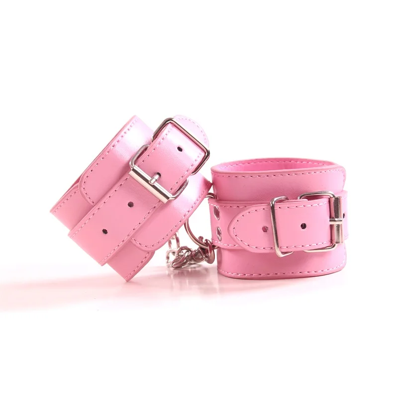 Sm Supplies supplier sexy bondage leather outfit handcuffs bondage kits with Adult toys