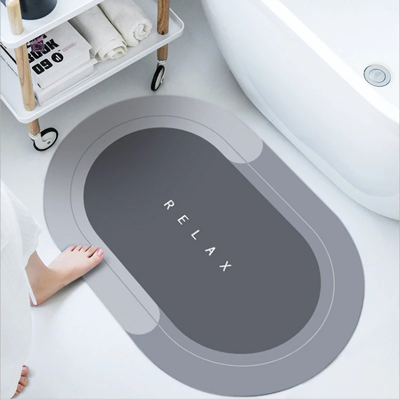 Brillmax Custom Washable Soft Bath Mats Non Slip Bathroom Absorbent Mat Quick Dry Bathmat  Shower Floor Rugs Mats
