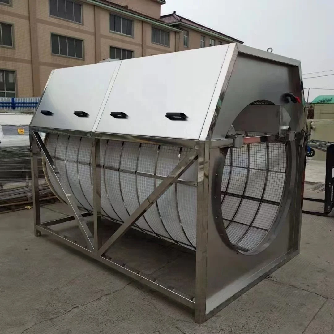 Роторная барабанная фильтрующая машина из нержавеющей стали внешний водозаборник оборудование для фильтрации