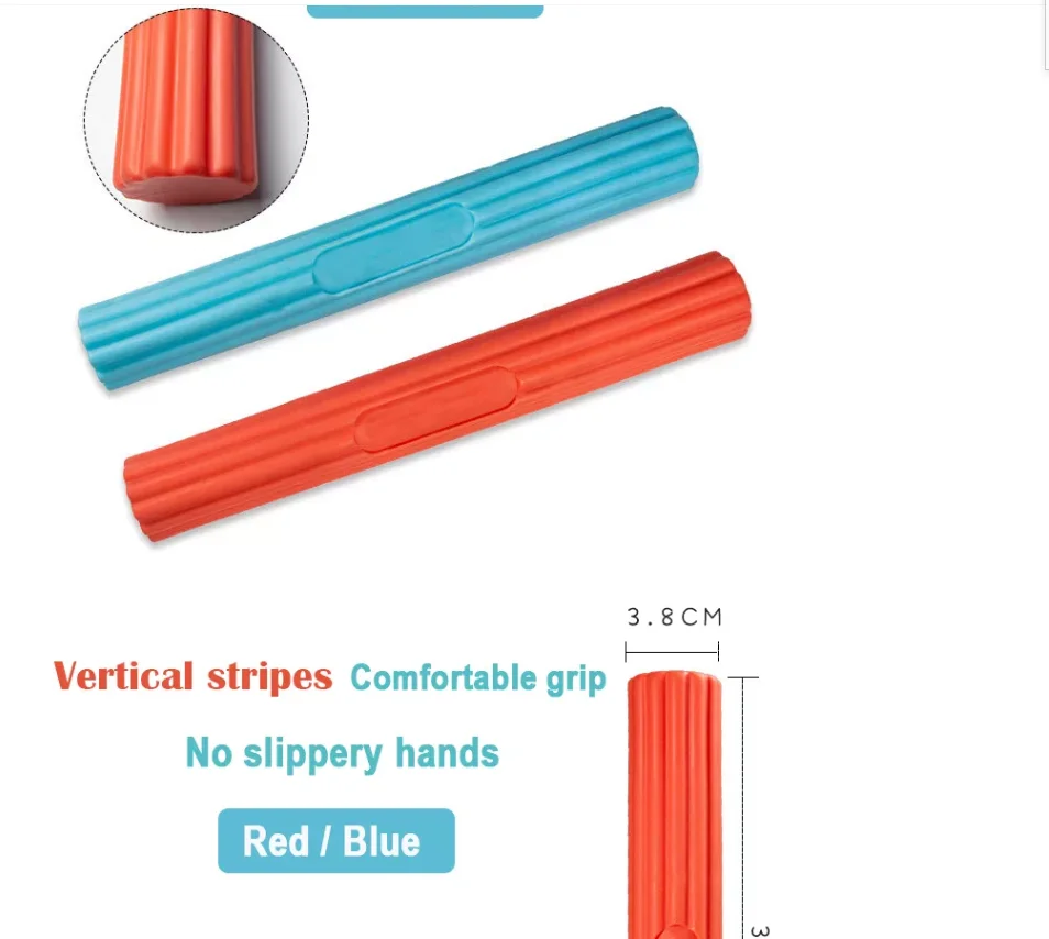 Custom Logo Strengthener Twist Hand Exerciser Flex Resistance Bar/ Functional Custom Rubber Flex Resistance Bar