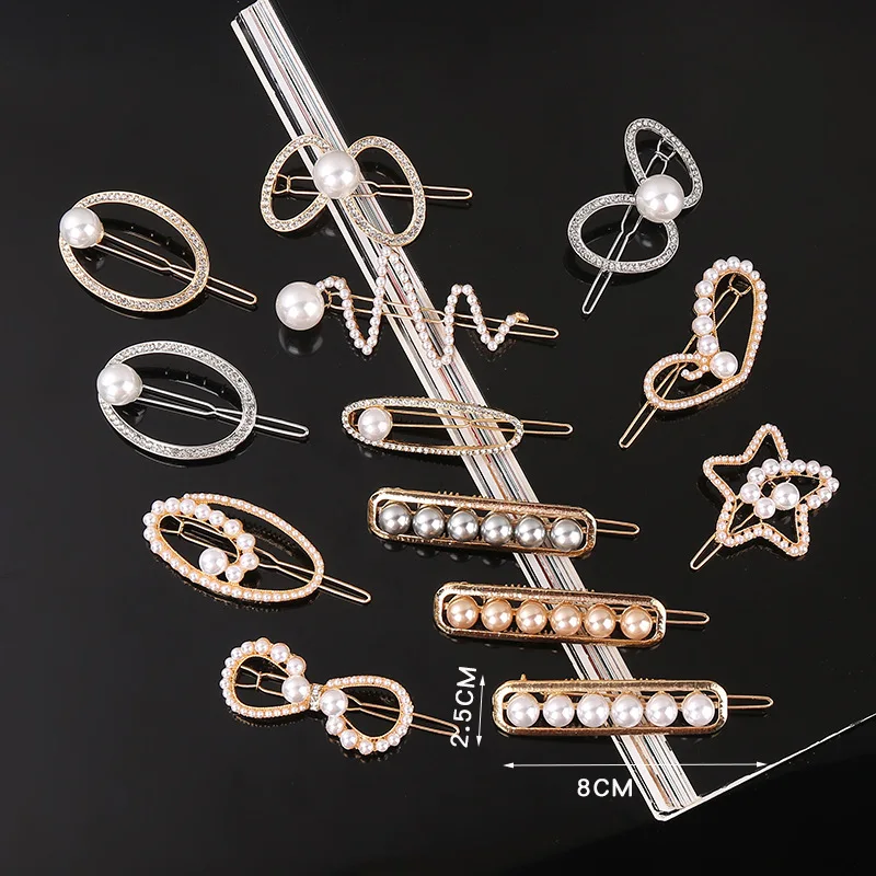 Новинка модные заколки для волос ручной работы с жемчугом и бисером свадебные украшения заколка милые аксессуары подарок оптовая продажа