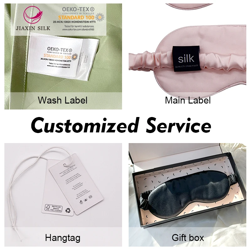 High quality silk embroidery eye sleeping mask 100% mulberry silk sleeping eyemask cat silk eyemask