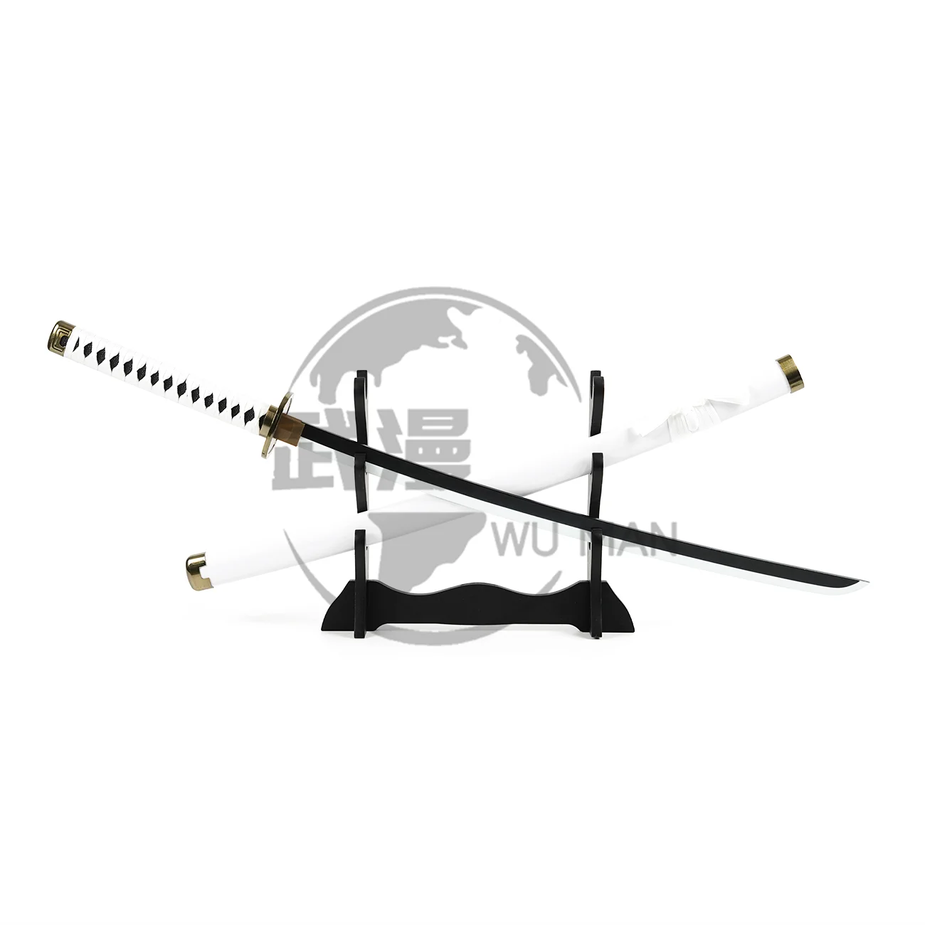 Белый Roronoa Zoro косплей игрушки мечи цельный аниме деревянные реалистичные катана