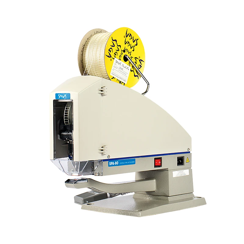 
Plastic Staple Pin Attacher Machine SPA-80 For JEANS Socks Label Tagging Machine 