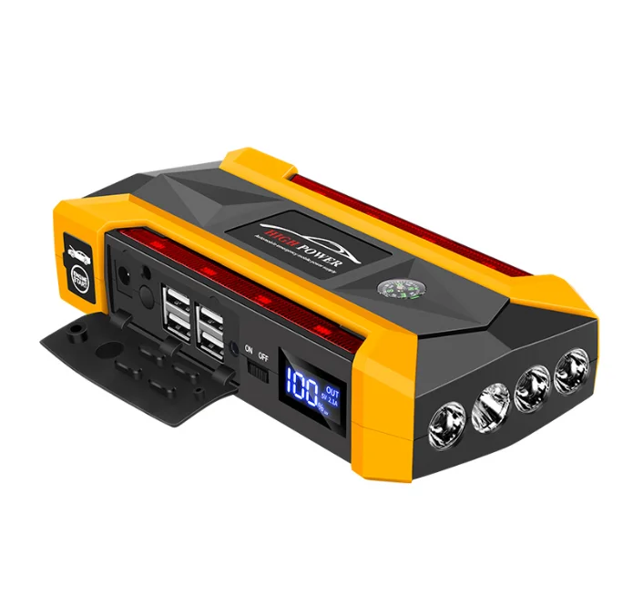 Car Jump Starter 89800mAh Battery Pack 500A Starting Current Portable 12V Jump Box with LED Display For Car