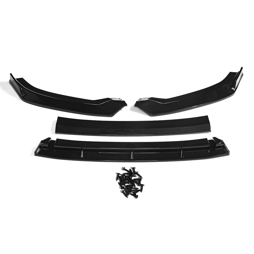 DSE Brand Manufacture Exterior Accessories, PP 4-stage lip Front Bumper Lip For Audi A3 Sport 2017-2019 Front Chin Lips