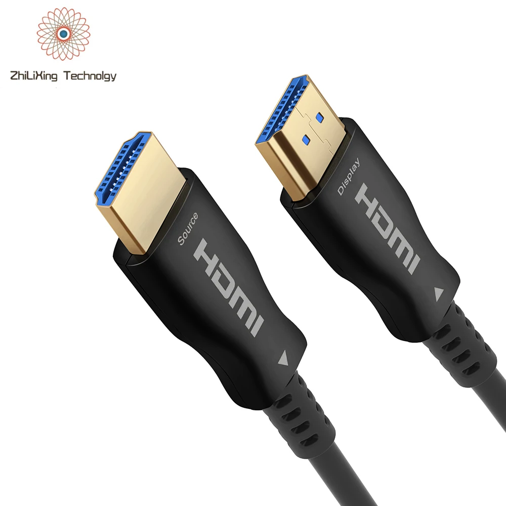 Высокоскоростной оптоволоконный кабель hdmi 8k из цинкового сплава, 2,1 лот, 10 /30 метров, 15 метров, полностью мужские и мужские ТВ-камеры с hdmi портом