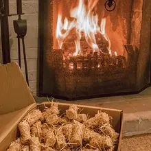 Camping mountaineers home fireplace kindling fire kindling flammable wood wire wax sticks 100 pieces/box