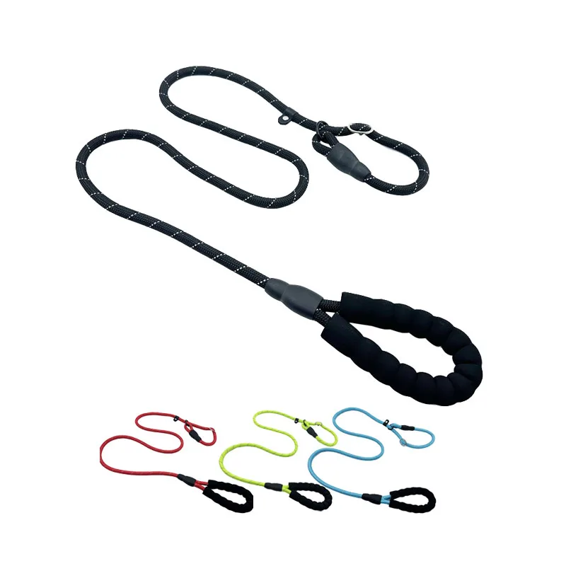 Wholesale Strong Nylon Dog Leash Labrador French bulldog Harness Training Safety Dog Leashes Ropes
