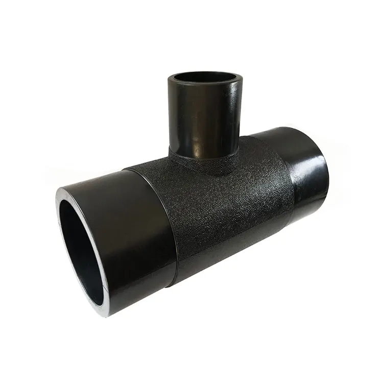 hdpe fittings cross pipe tee joints for pipe connection