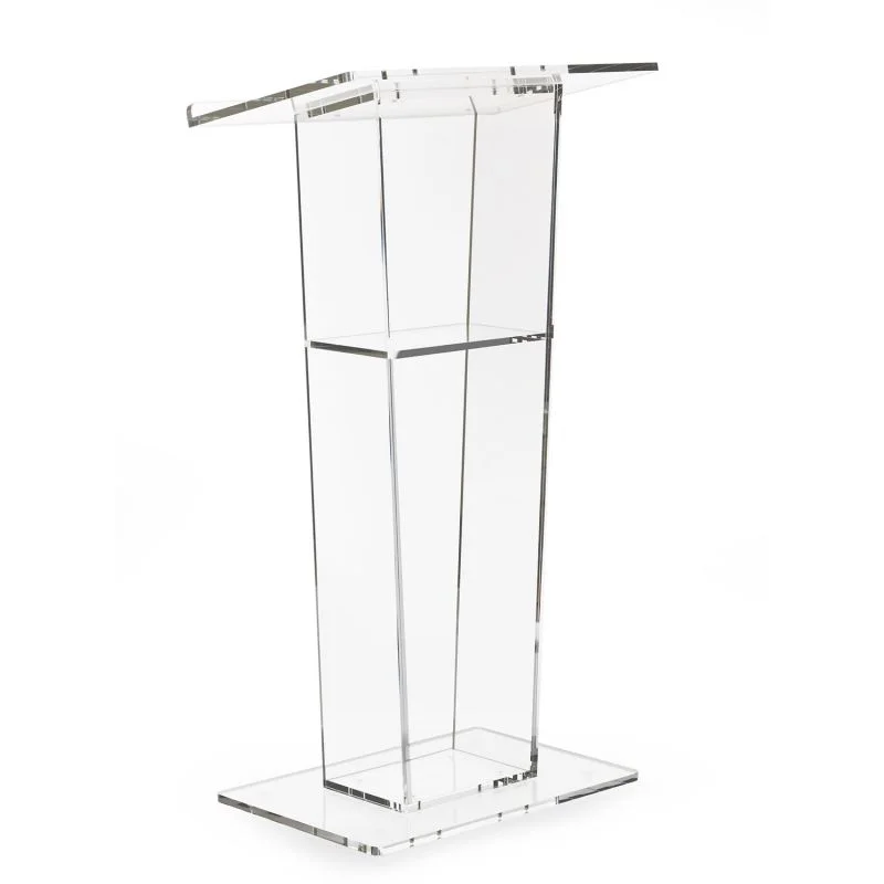
Acrylic Single Shelf Podium Lectern 