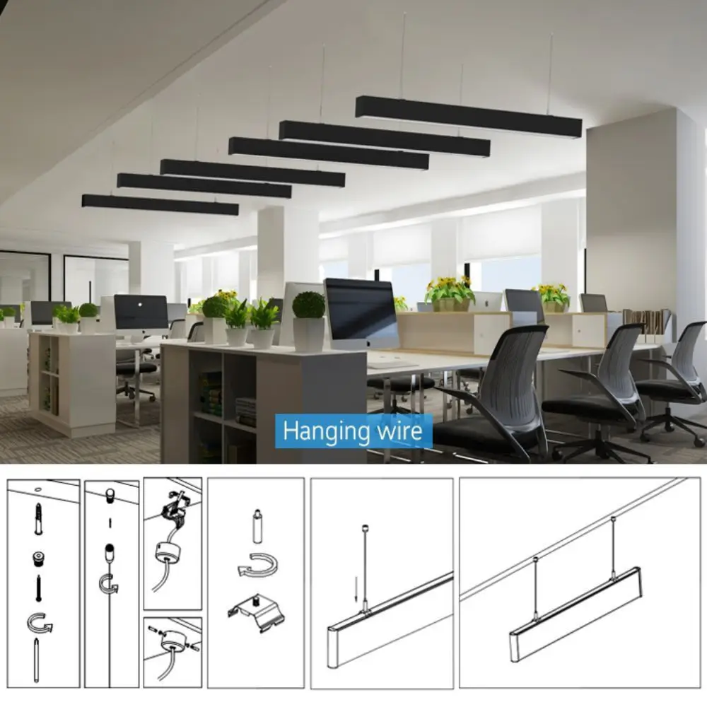 100mm*78mm Aluminum Slim Strip Aluminium Transparent Extrusion  Silver White Black LED Channel