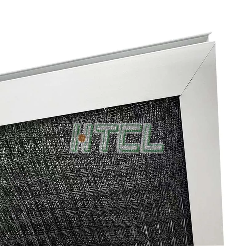 High Quality Reusable Low Resistance Washable Aluminum Frame Nylon Mesh Pre Filter For HVAC System
