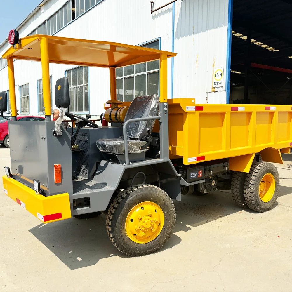 cheap price full hydraulic wheel dumper 5 tons 10ton capacity underground dump truck utility mini mining site dumper