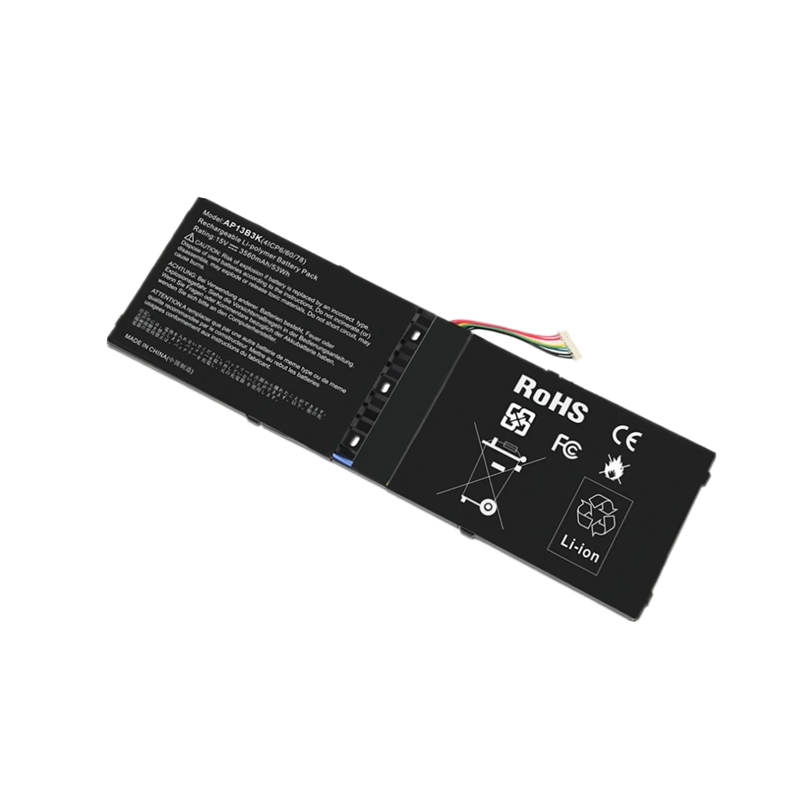 3560mAh 15V Replace laptop battery for Acer AP13B3K  KT00403015  Acer Aspire M5-583P  V5-572P V5-572G Notebook