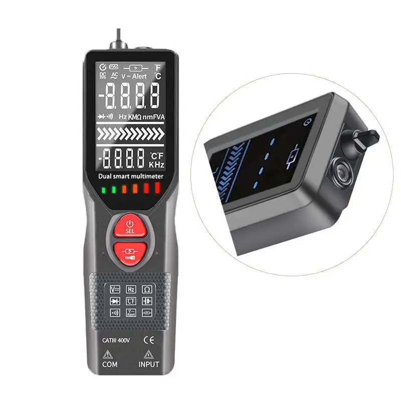 6000 Counts Auto Range Multi Tester AC/DC Voltmeter Ohmmeter Pen Type Digital Multimeter with NCV Detection
