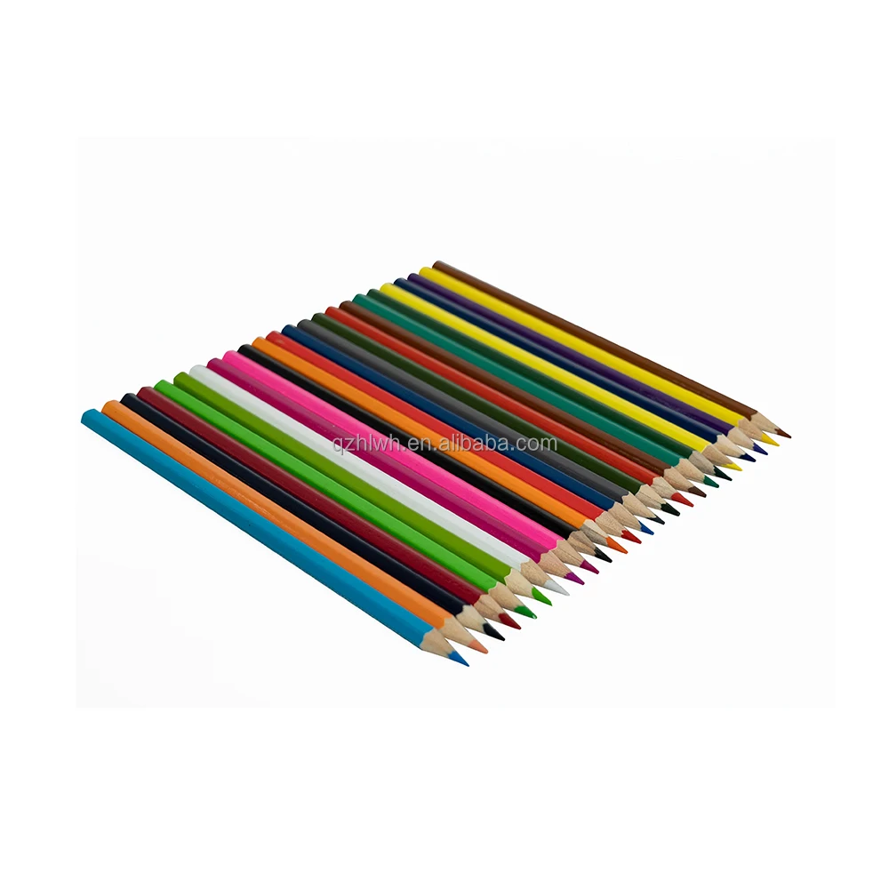 Custom Logo 12 24 36 48 Colors  high quality professional wooden pencil drawing colored pencils bulk order