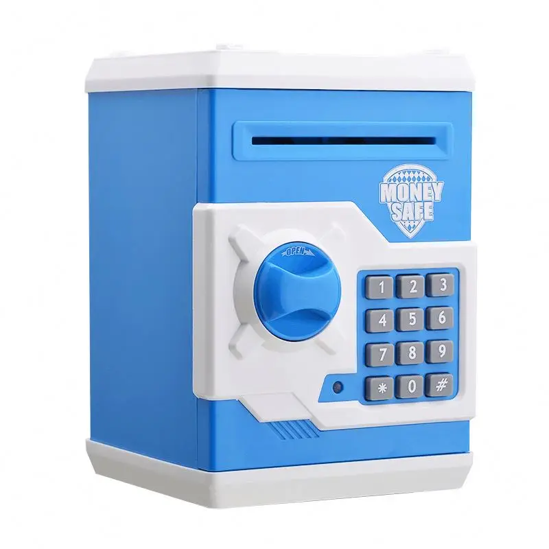 Hotsale Amazon Electronic Piggy Bank Safe Money Box Children Digital Coins Cash Saving Safe Deposit Atm piggy bank