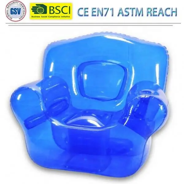 
Inflatable ocean blue inflatable bubble chair 