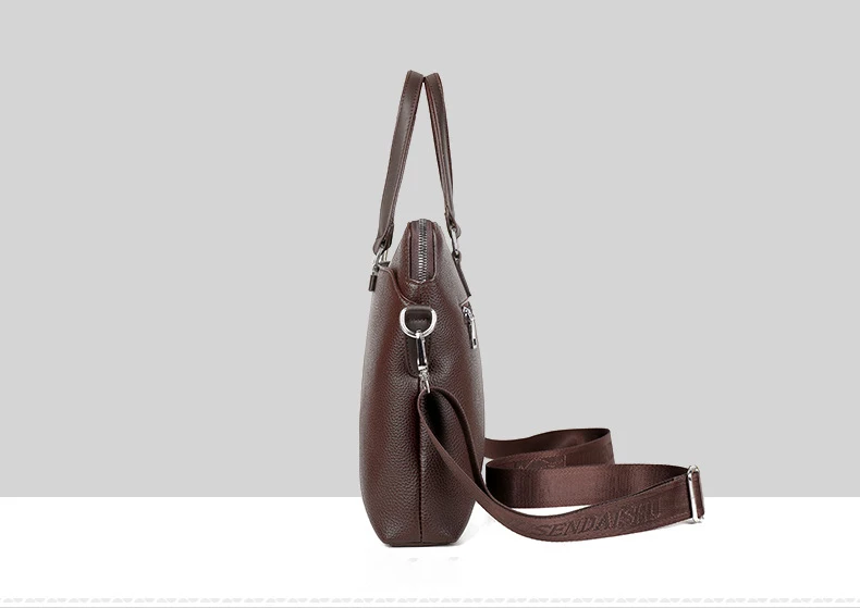 New Arrival Waterproof Lawyer Handbags Crossbody Shoulder Travel Business Laptop Bag PU Leather Briefcase Bags For Men