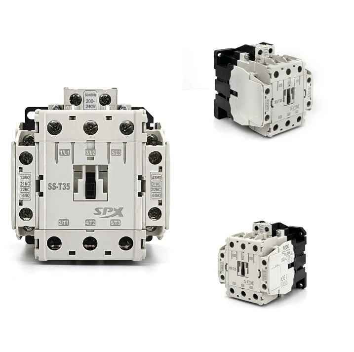 SPX Power 32 Amp 3-Pole AC Contactor 2NO 2NC Electric Contactor with 380V 110V 690V Main Circuit Ratings S-T35