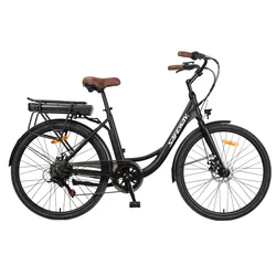 250 W E-bike Cheap Electric Bike for  Motor Wall Frame Power Battery Bicycle Wheel City Bicycle